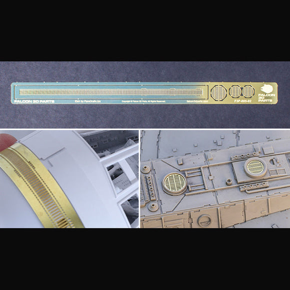 🎁 Set of Photo-Etched Grilles for 1/43 DeAgostini Millennium Falcon (100% off)